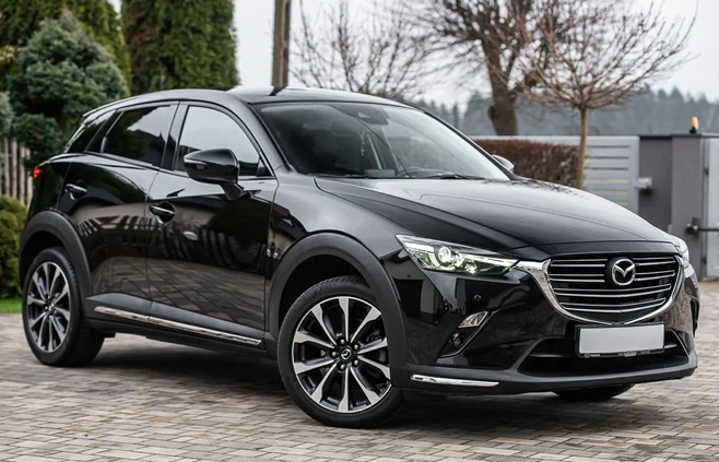 Mazda CX-3 cena 76900 przebieg: 83800, rok produkcji 2018 z Człuchów małe 497